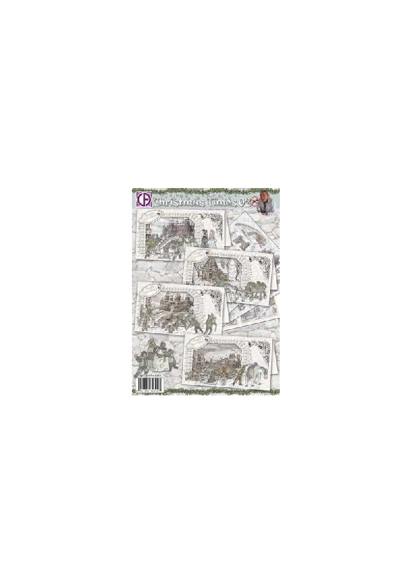 - Pakket nr: E95 0031
- Kerstkaarten
- Christmas Times 02
- Gestanste plaatjes
- Prijs € 7,95 - Pakket nr: E95 0031
- Kerstkaarten
- Christmas Times 02
- Gestanste plaatjes
- Prijs € 7,95